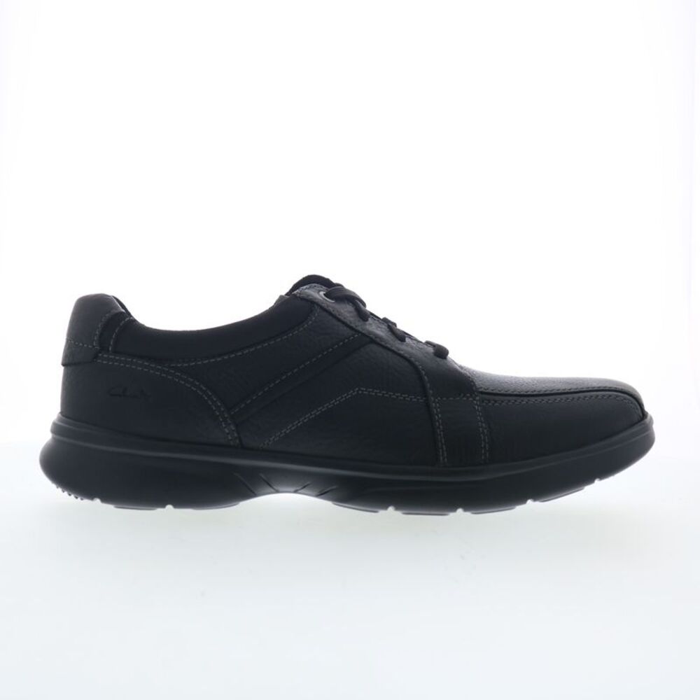 Clarks Mens Bradley Walk Black Shoes (NWT) - Picture 1 of 7